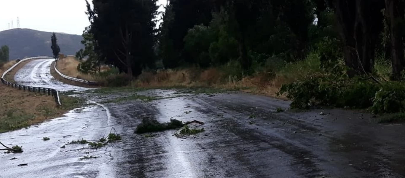 Βομβαρδισμένο τοπίο η Κωπαϊδα: Ανεμοστρόβιλος διαπέρασε την Αλίαρτο! (φωτό)